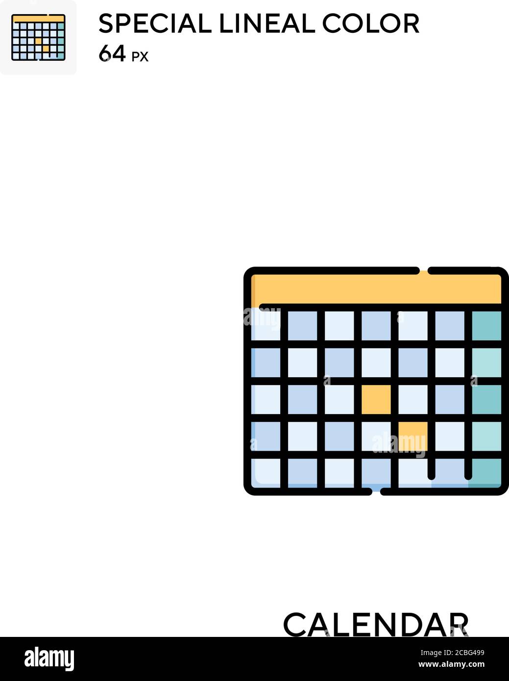 Calendar Simple vector icon. Calendar icons for your business project ...