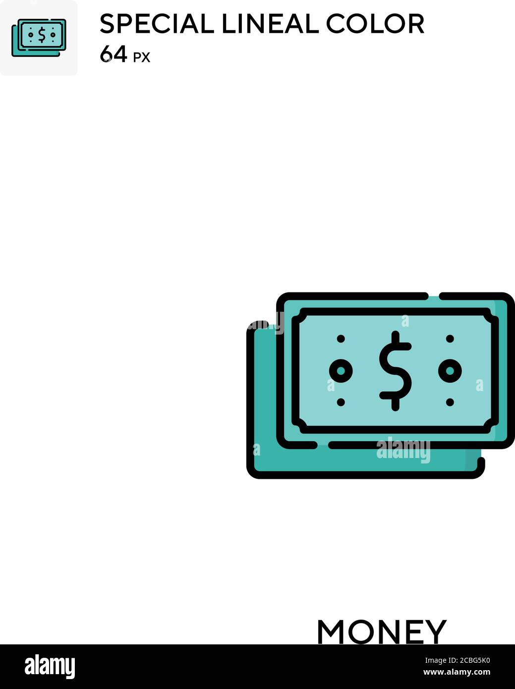 Money Simple vector icon. Money icons for your business project Stock ...