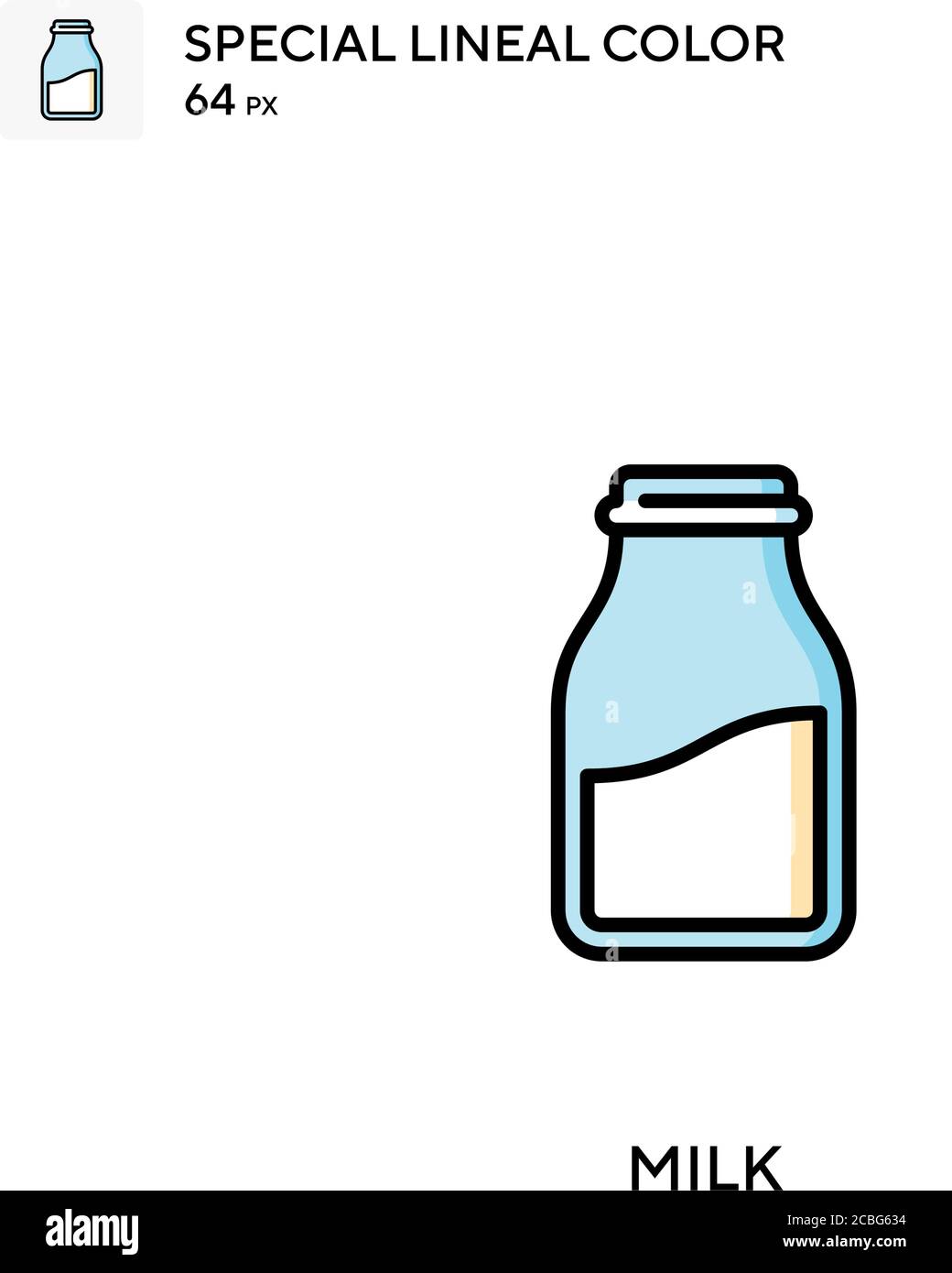 Milk Simple vector icon. Milk icons for your business project Stock ...