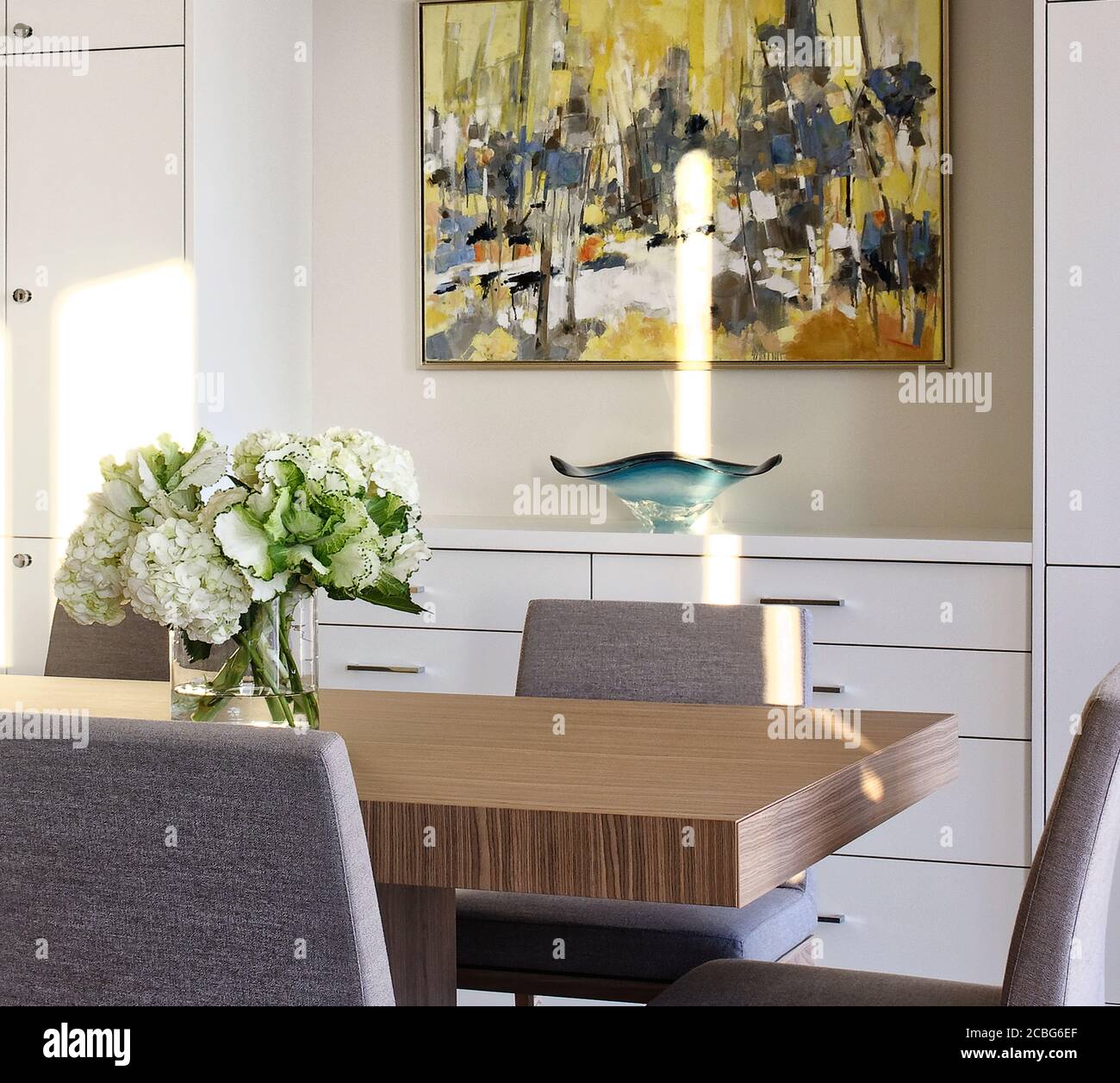 Contemporary Living Room Stock Photo