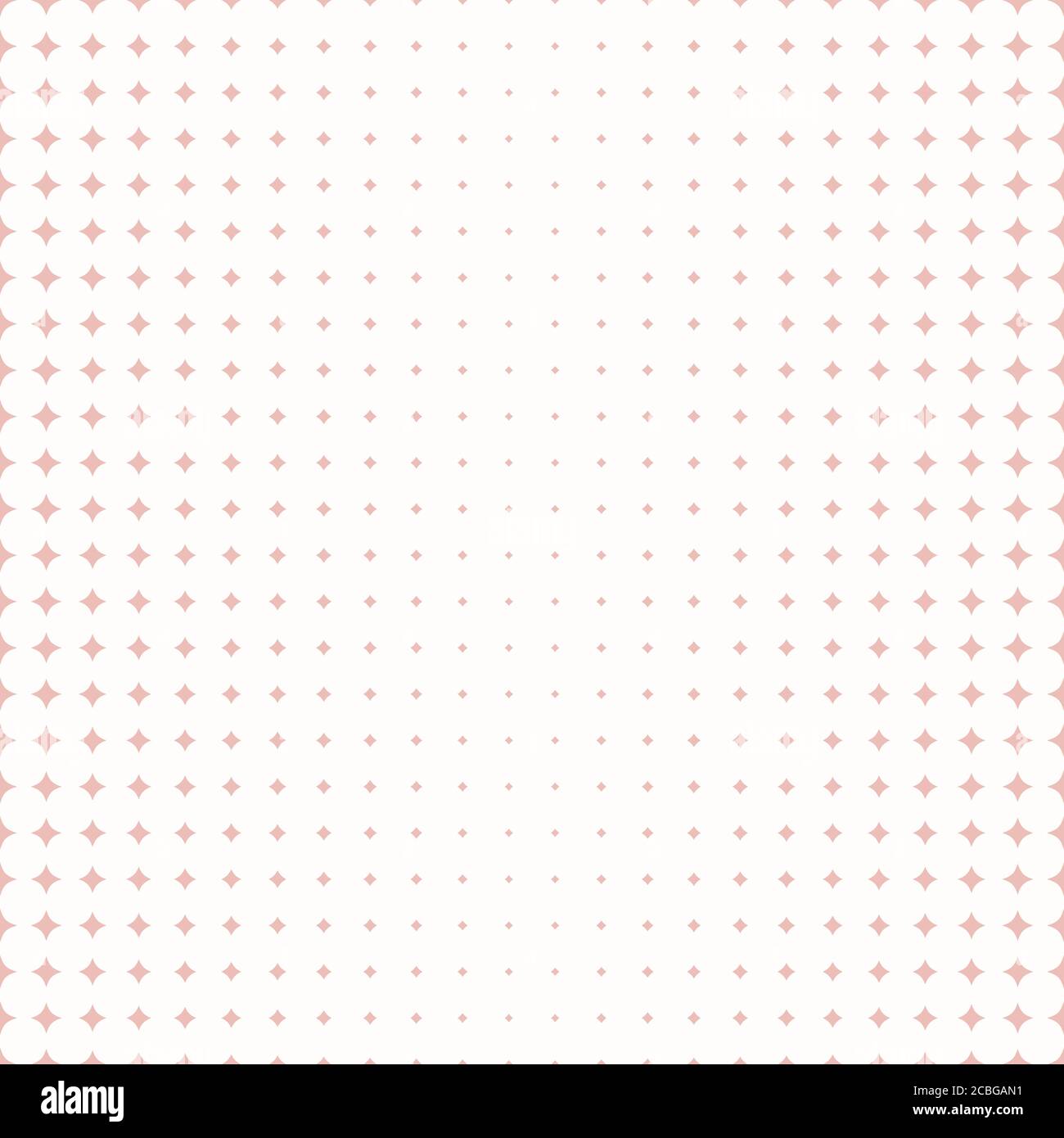 Seamless Modern Vector Pattern With Pink Stars Stock Vector