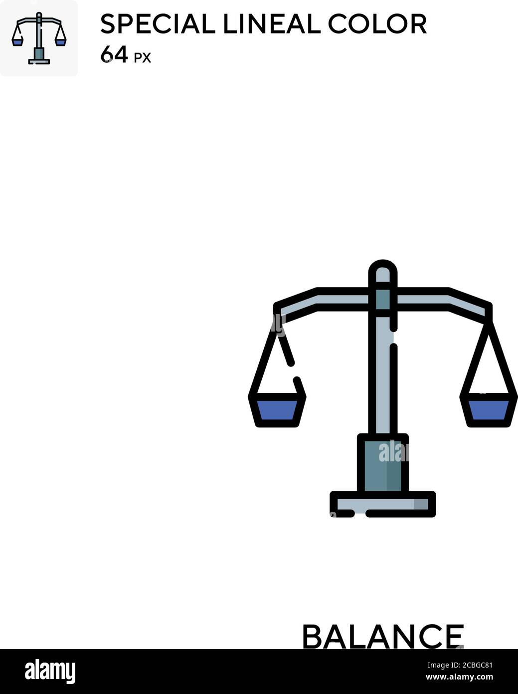 Balance Simple vector icon. Balance icons for your business project