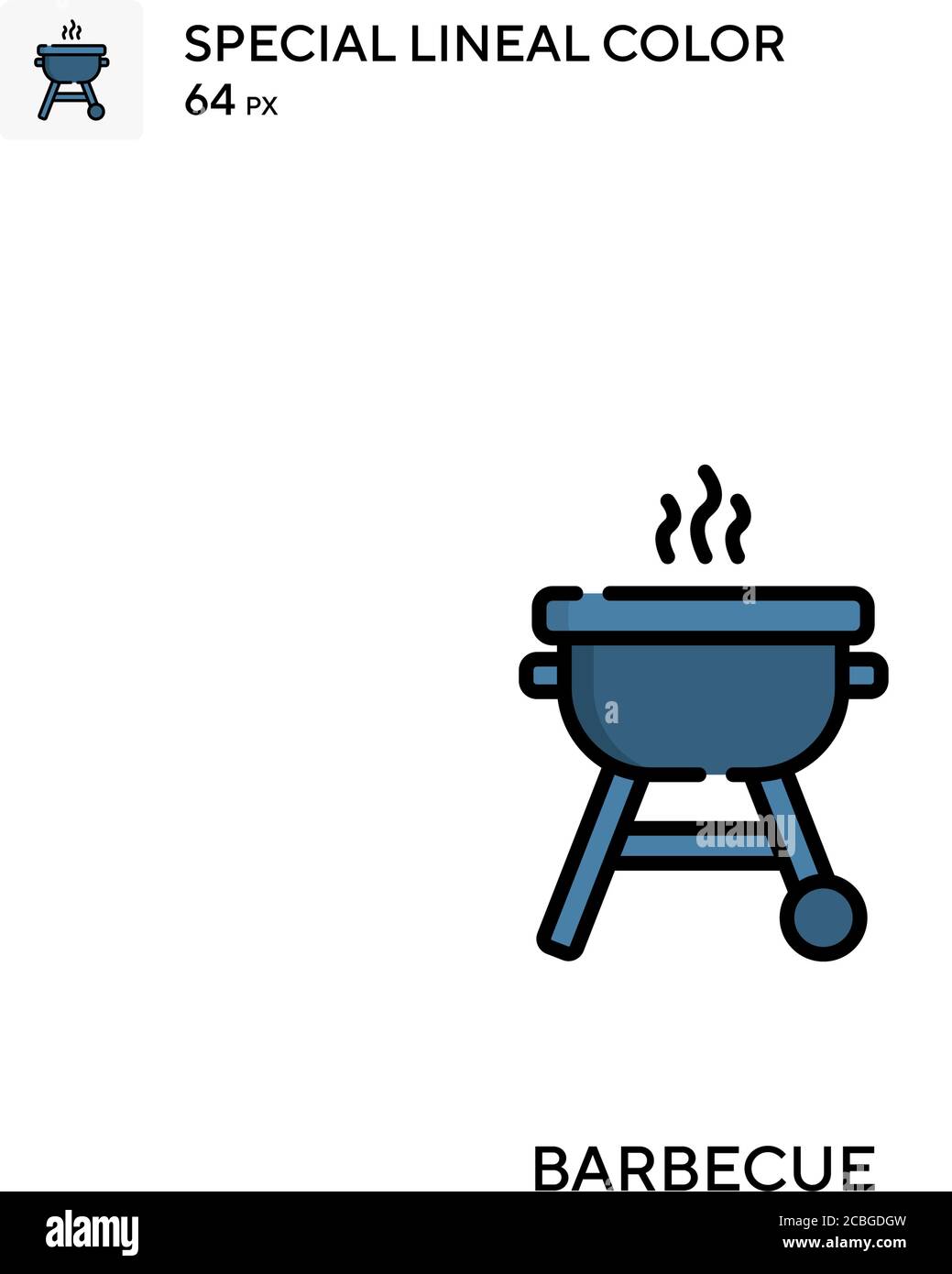 Barbecue Simple vector icon. Barbecue icons for your business project ...