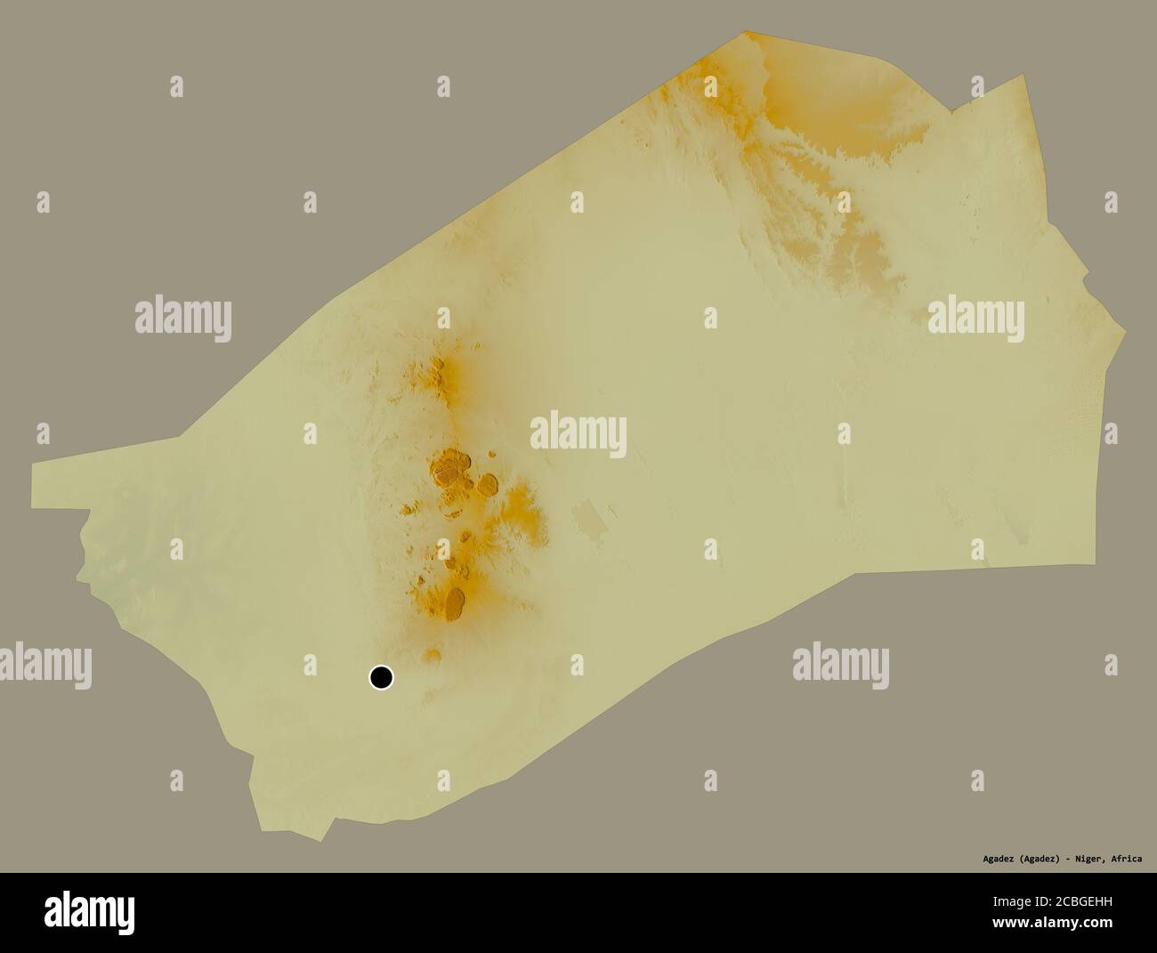 Agadez map hi-res stock photography and images - Alamy