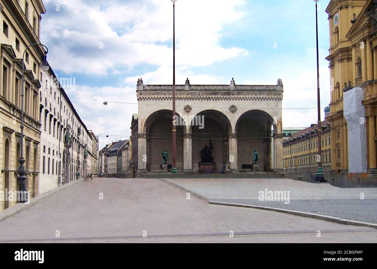 Munich Old Town Square Stock Photo - Alamy