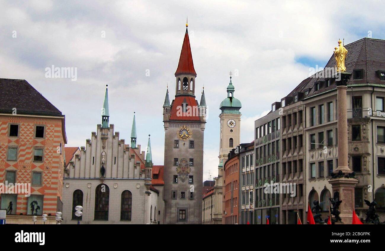 Munich Altes Rathaus Stock Photo - Alamy