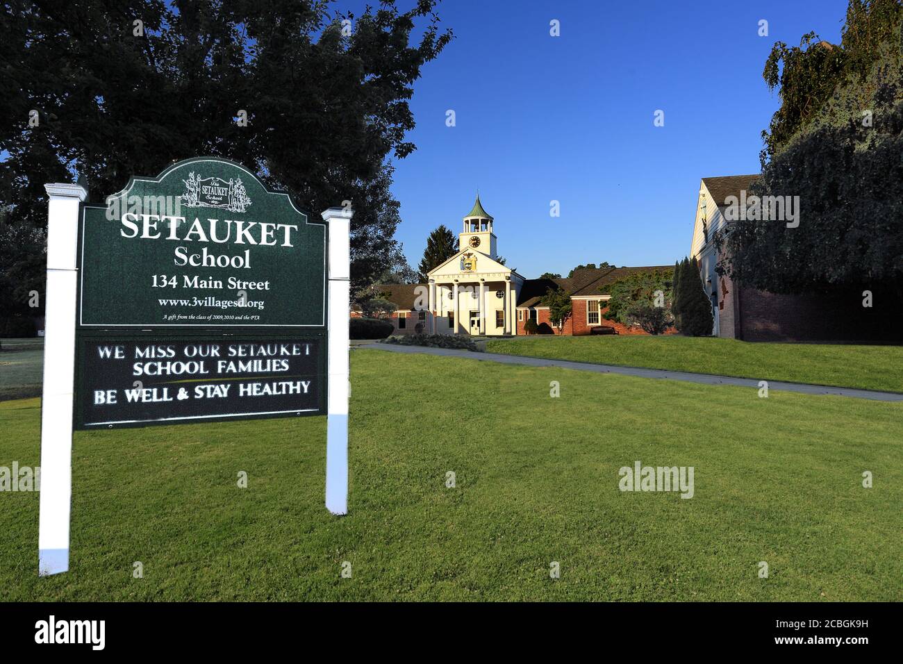 Setauket Elementary School Setauket Long Island New York Stock Photo
