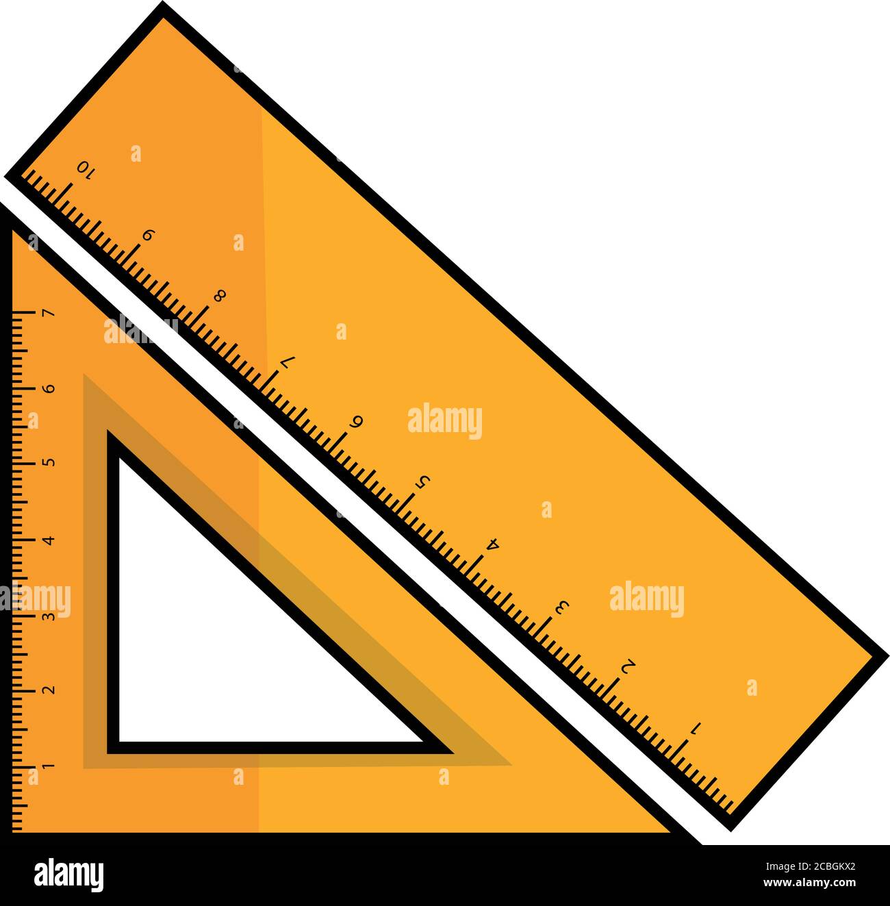 Isolated rulers icon Stock Vector Image & Art - Alamy