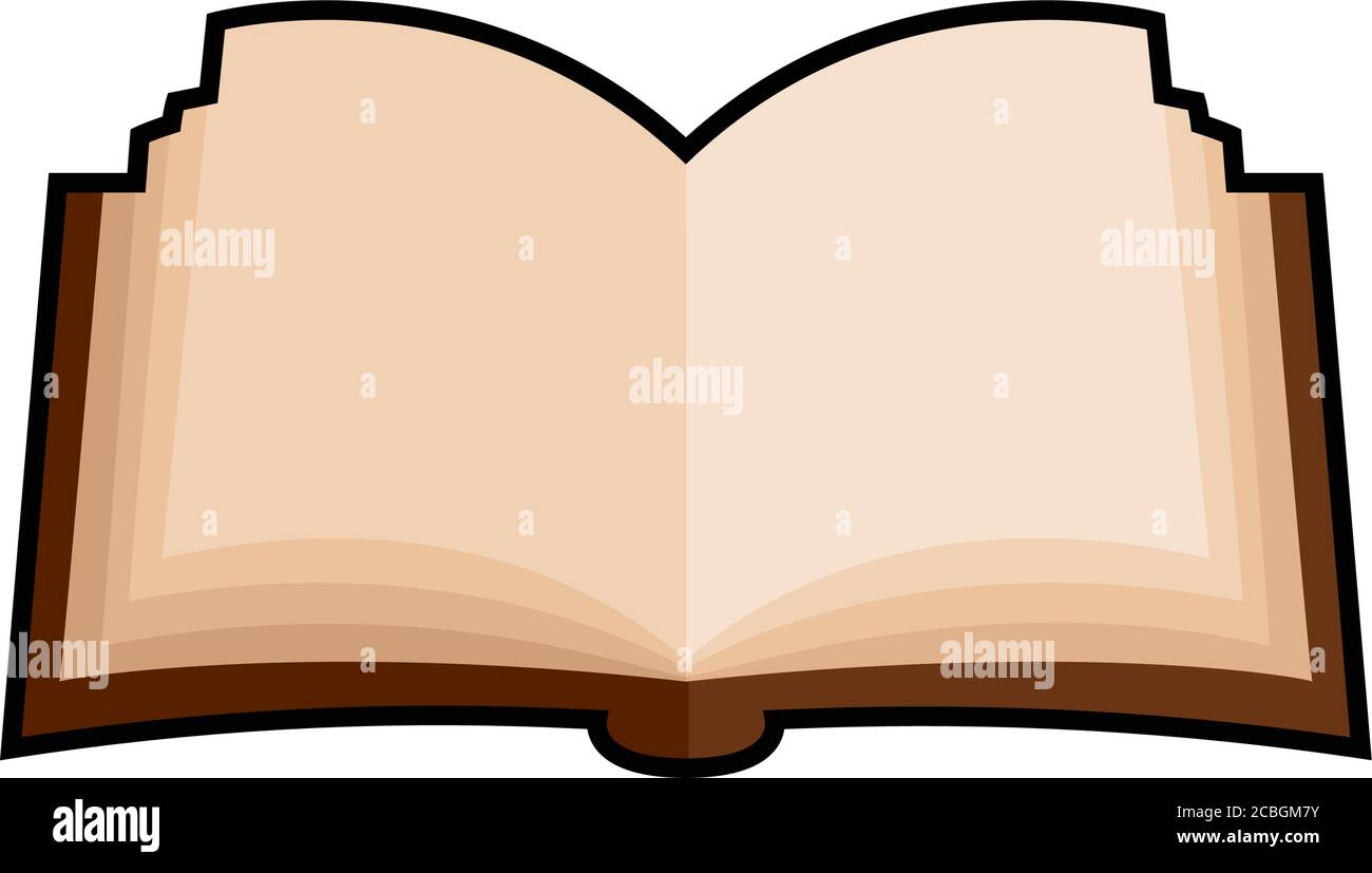 Isolated open book icon Stock Vector