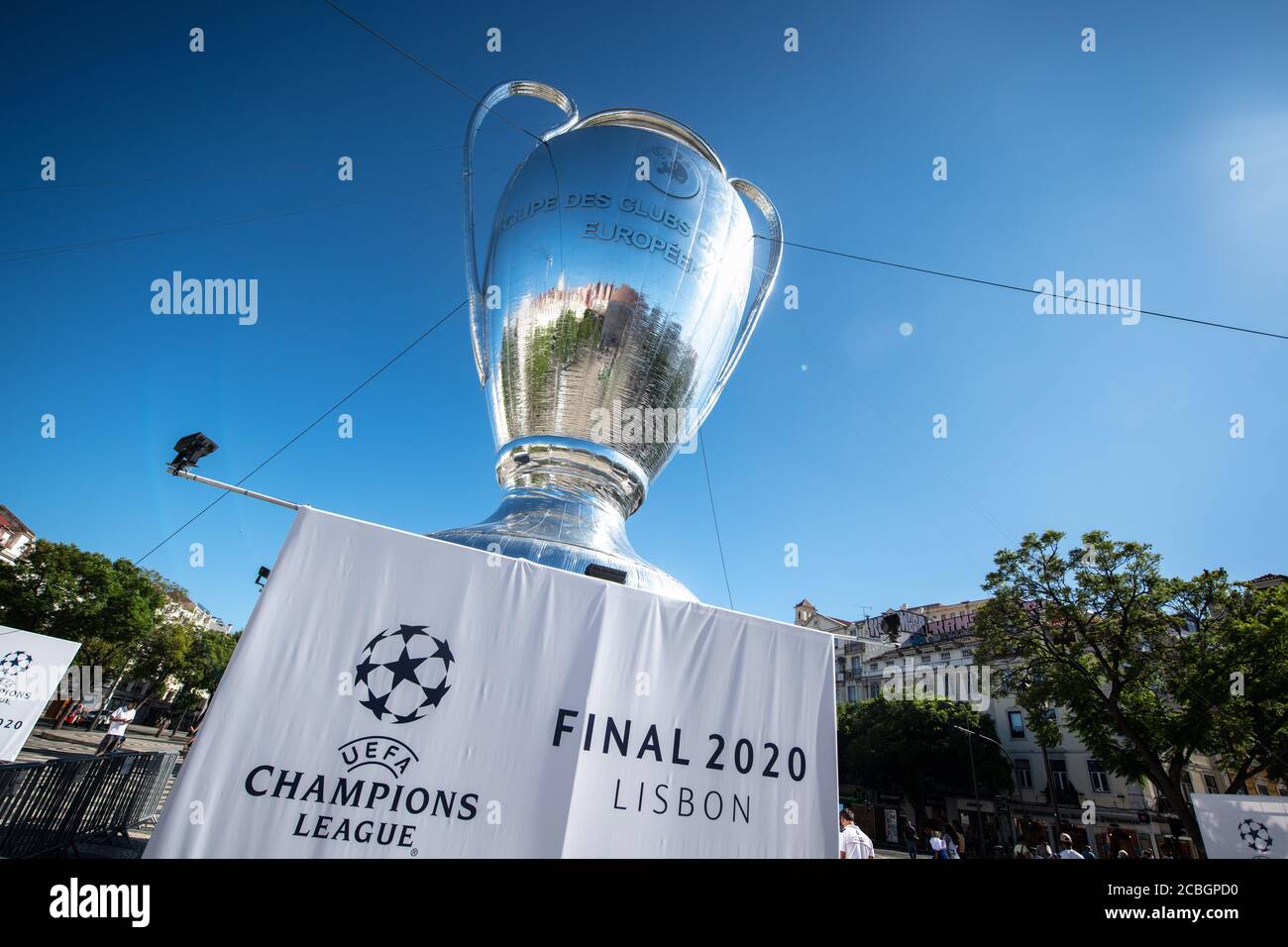 Uefa Champions League Trophy Seen High Resolution Stock Photography and  Images - Alamy