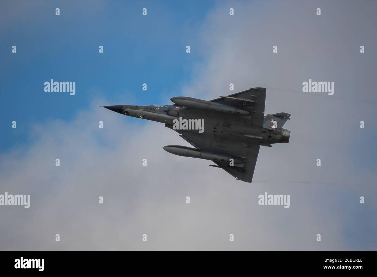A French Dassault Mirage 2000N nuclear strike aircraft Stock Photo