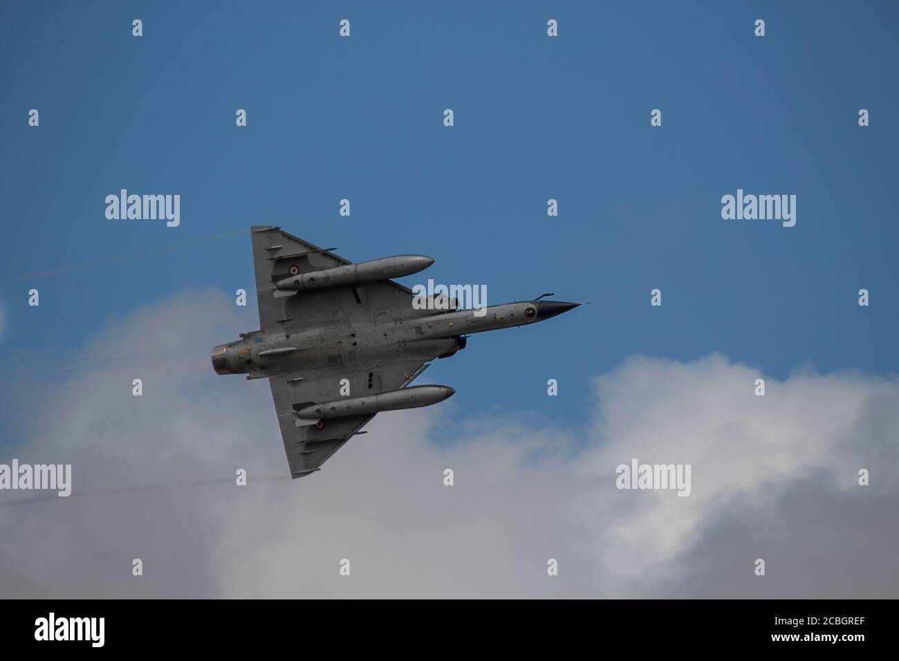 A French Dassault Mirage 2000N nuclear strike aircraft Stock Photo