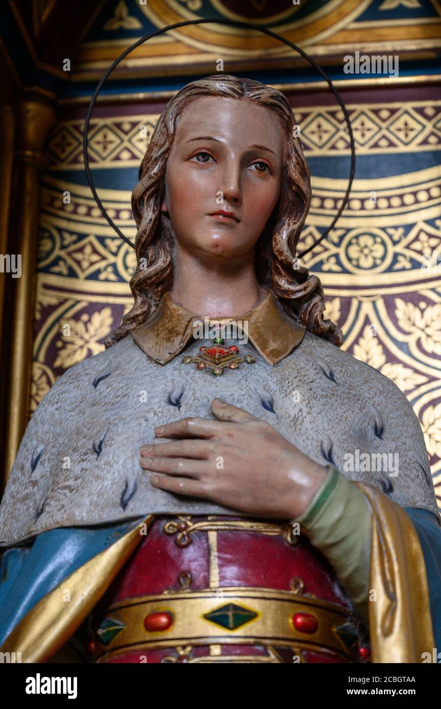 Saint Emeric (Henricus, Emery, Emerick, Emmerich, Emericus or Americus). St Martin's Cathedral in Bratislava. Stock Photo