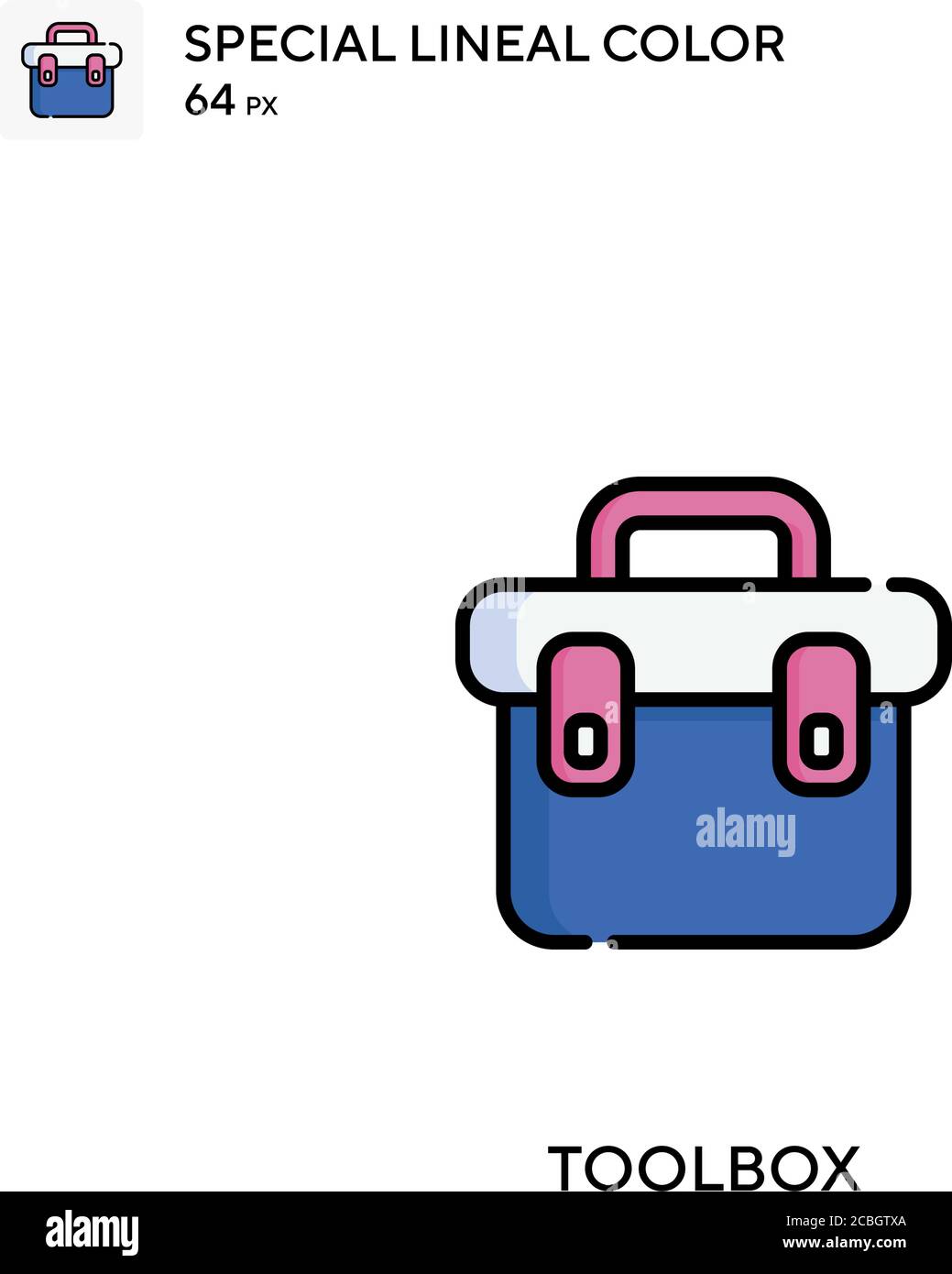 Toolbox special lineal color vector icon. Toolbox icons for your ...