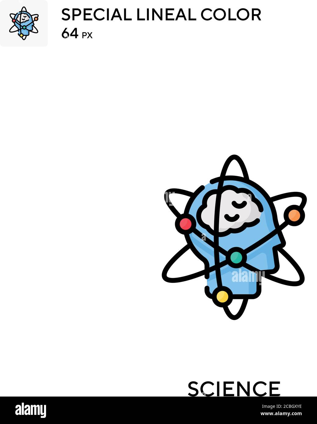 Science special lineal color vector icon. Science icons for your ...