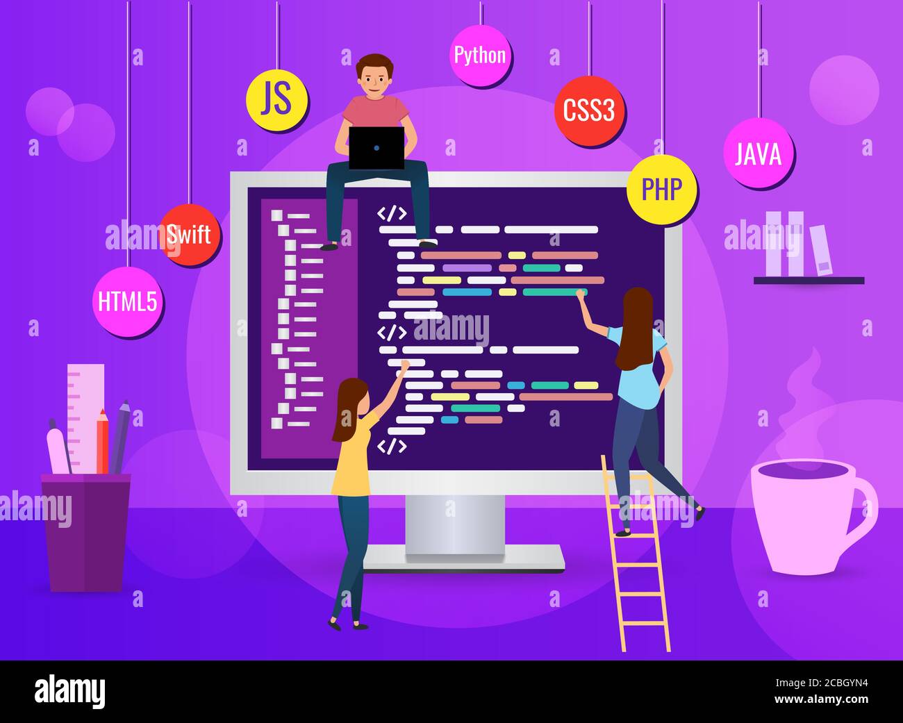 Php background hi-res stock photography and images - Alamy