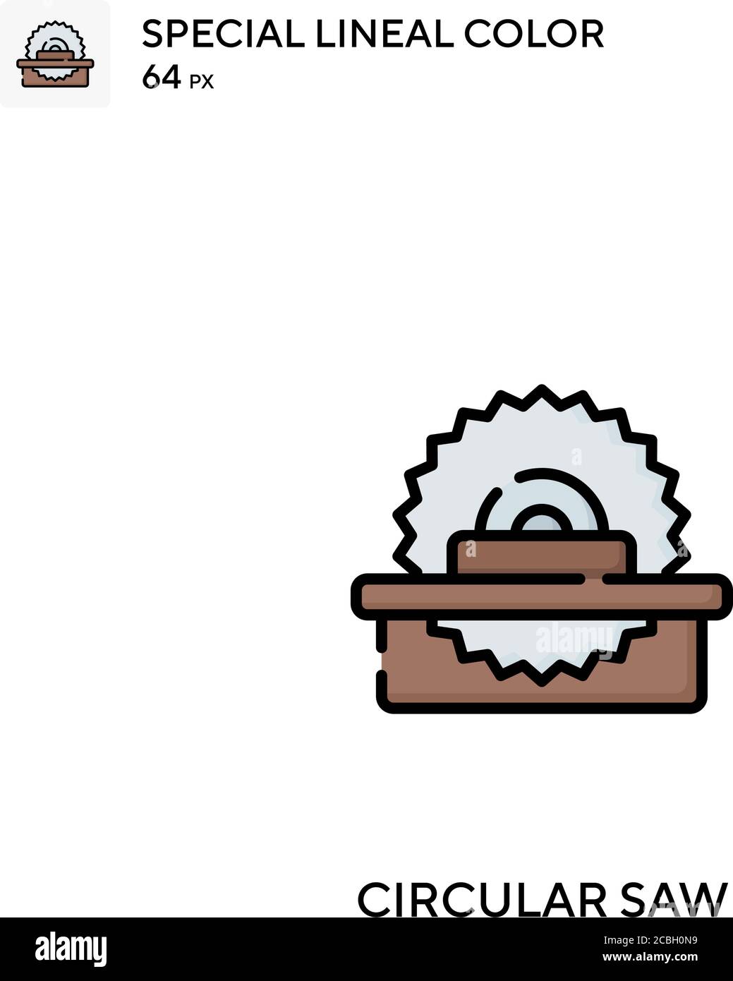 Circular saw special lineal color vector icon. Circular saw icons for ...