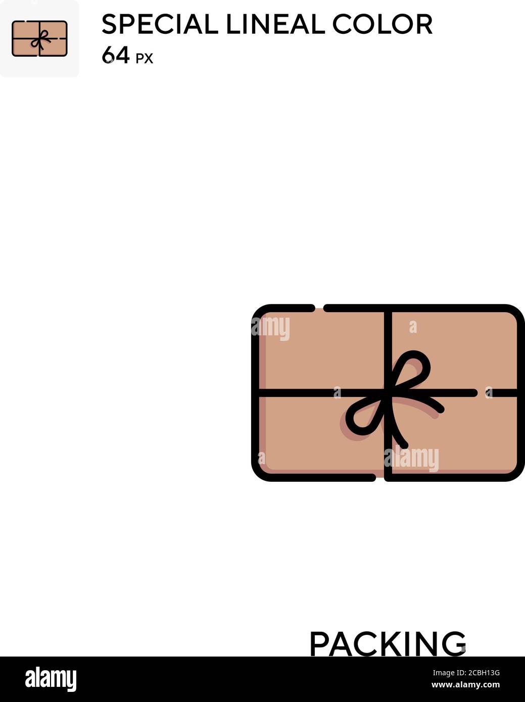 Packing special lineal color vector icon. Packing icons for your ...