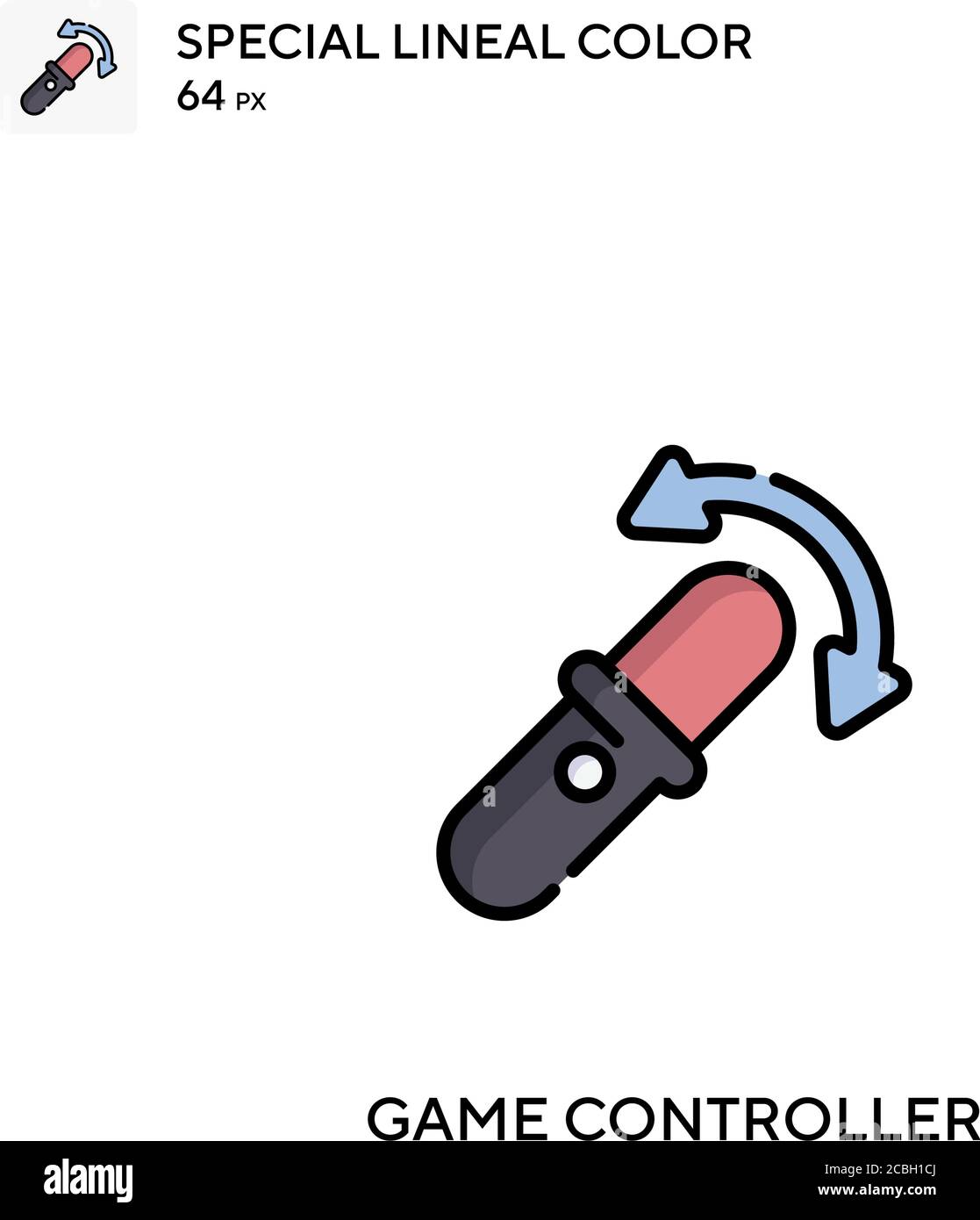 Game controller special lineal color vector icon. Game controller icons ...