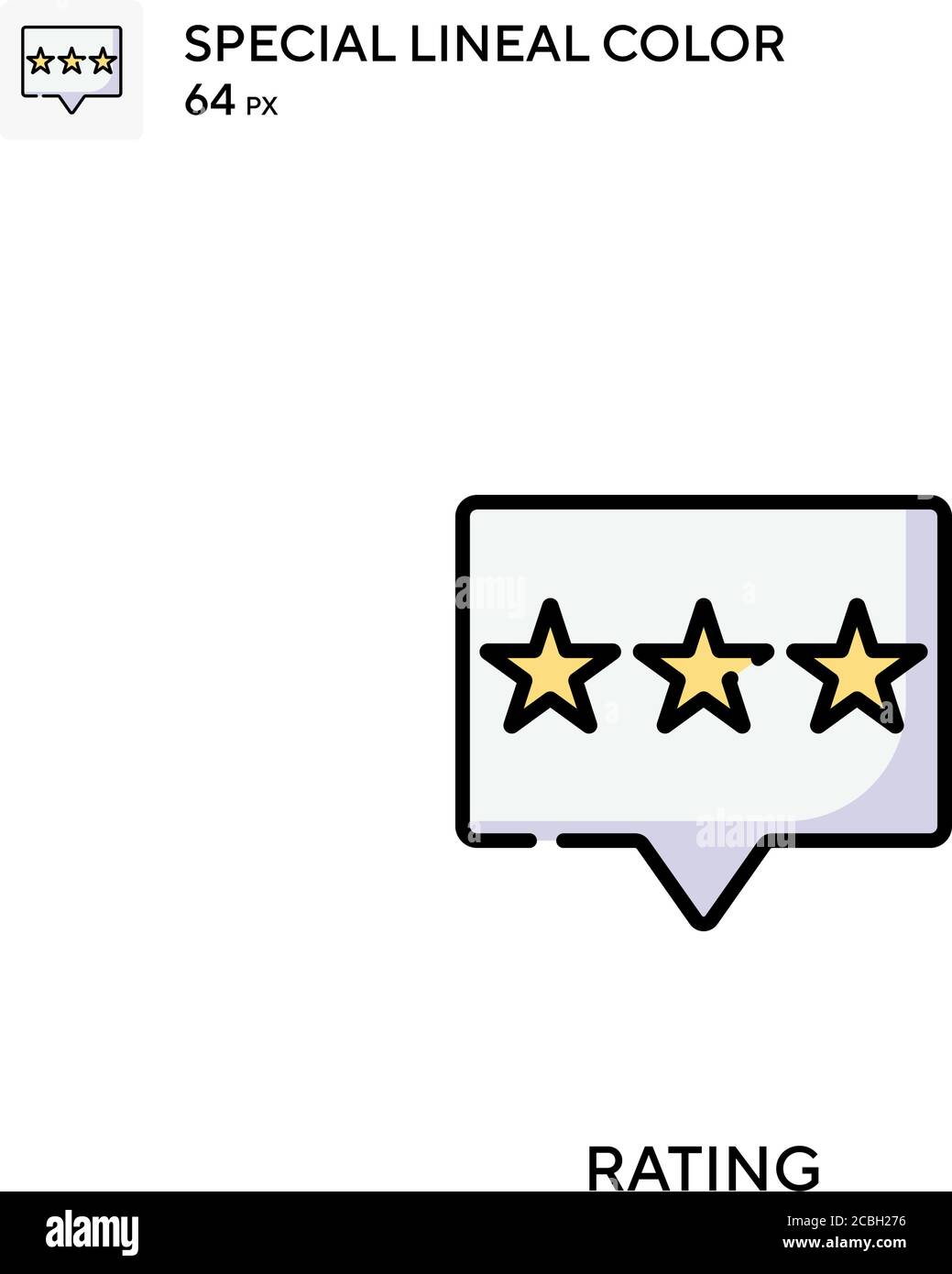 Rating special lineal color vector icon. Rating icons for your business ...