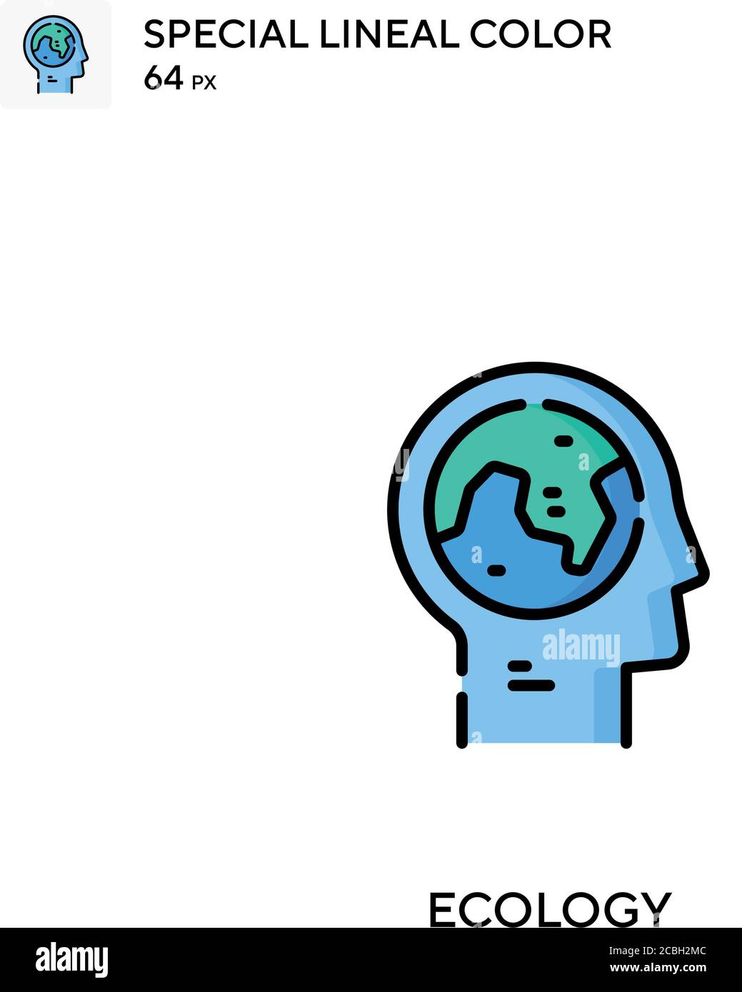 Ecology special lineal color vector icon. Ecology icons for your ...