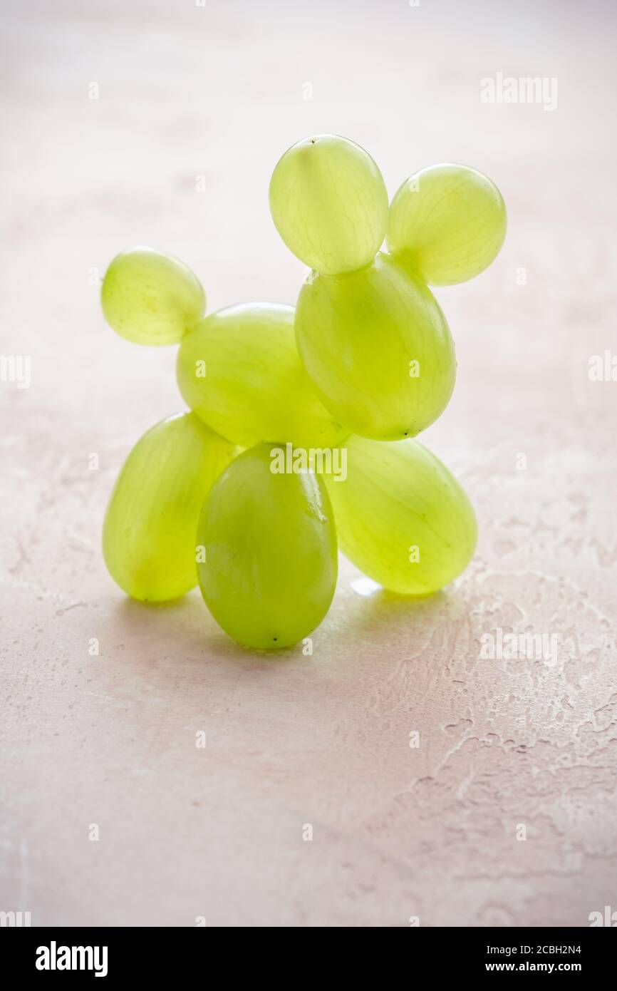 Grape balloon dog Stock Photo