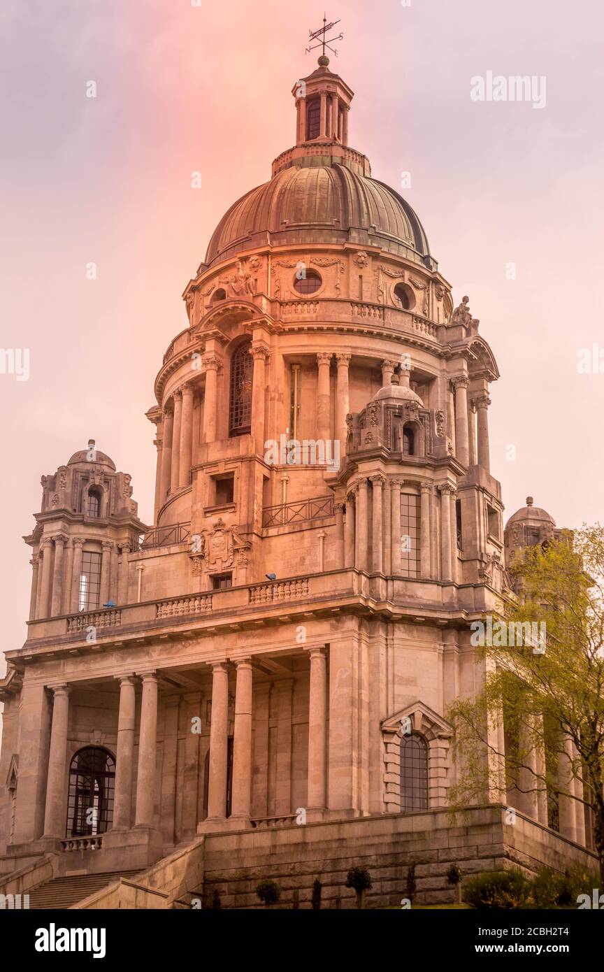 The Ashton Memorial at Williamson Park Stock Photo