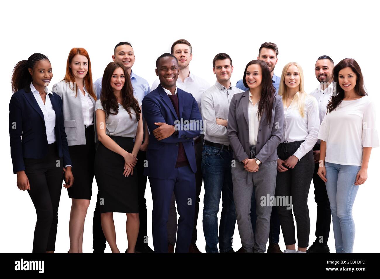 Young diverse business group hi-res stock photography and images - Alamy