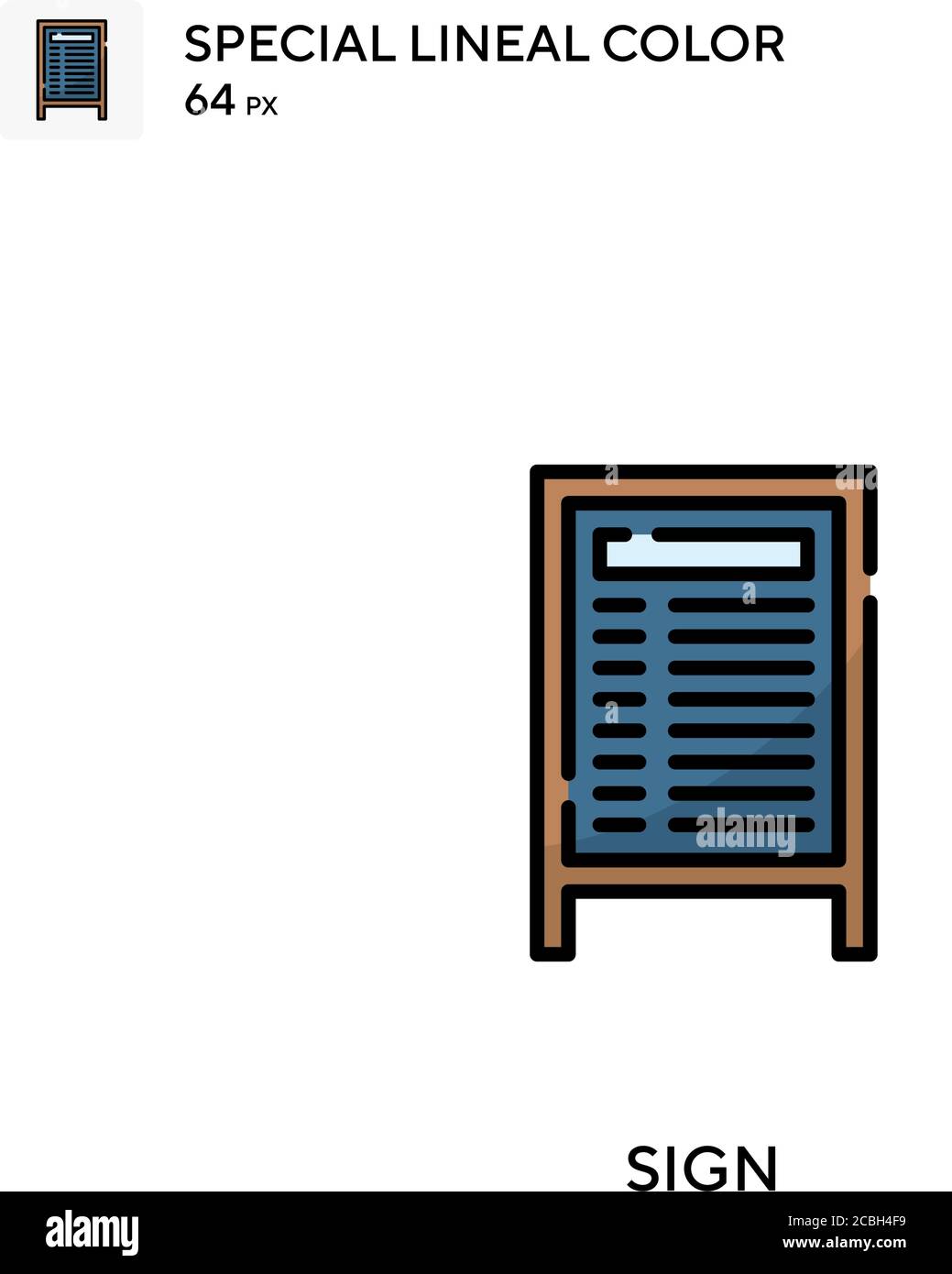Sign special lineal color vector icon. Sign icons for your business ...