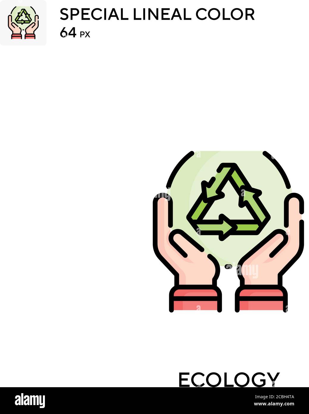 Ecology special lineal color vector icon. Ecology icons for your ...