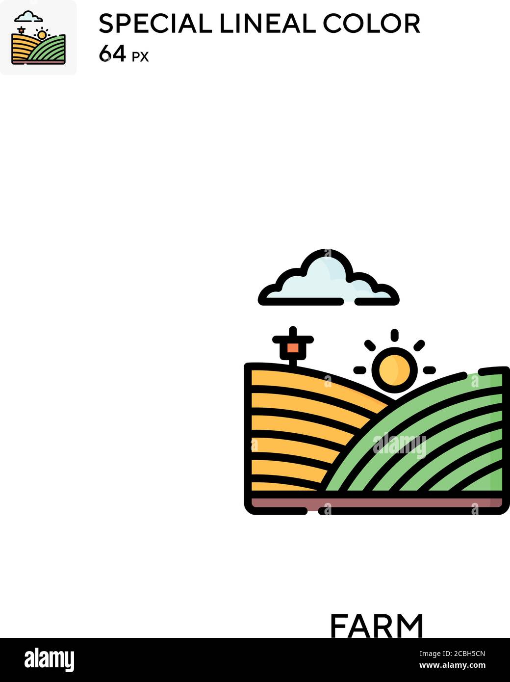 Farm special lineal color vector icon. Farm icons for your business ...