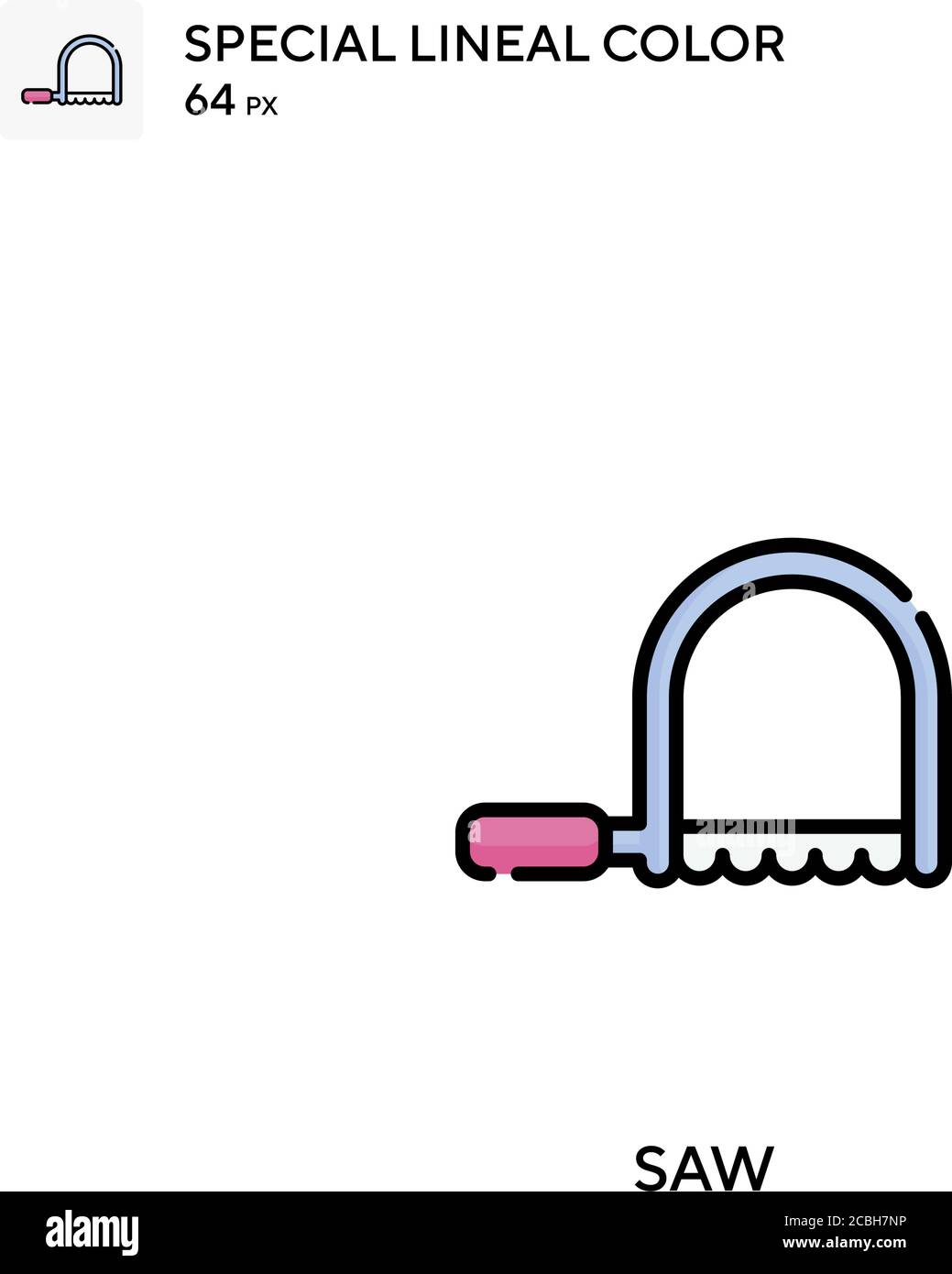 Saw special lineal color vector icon. Saw icons for your business ...
