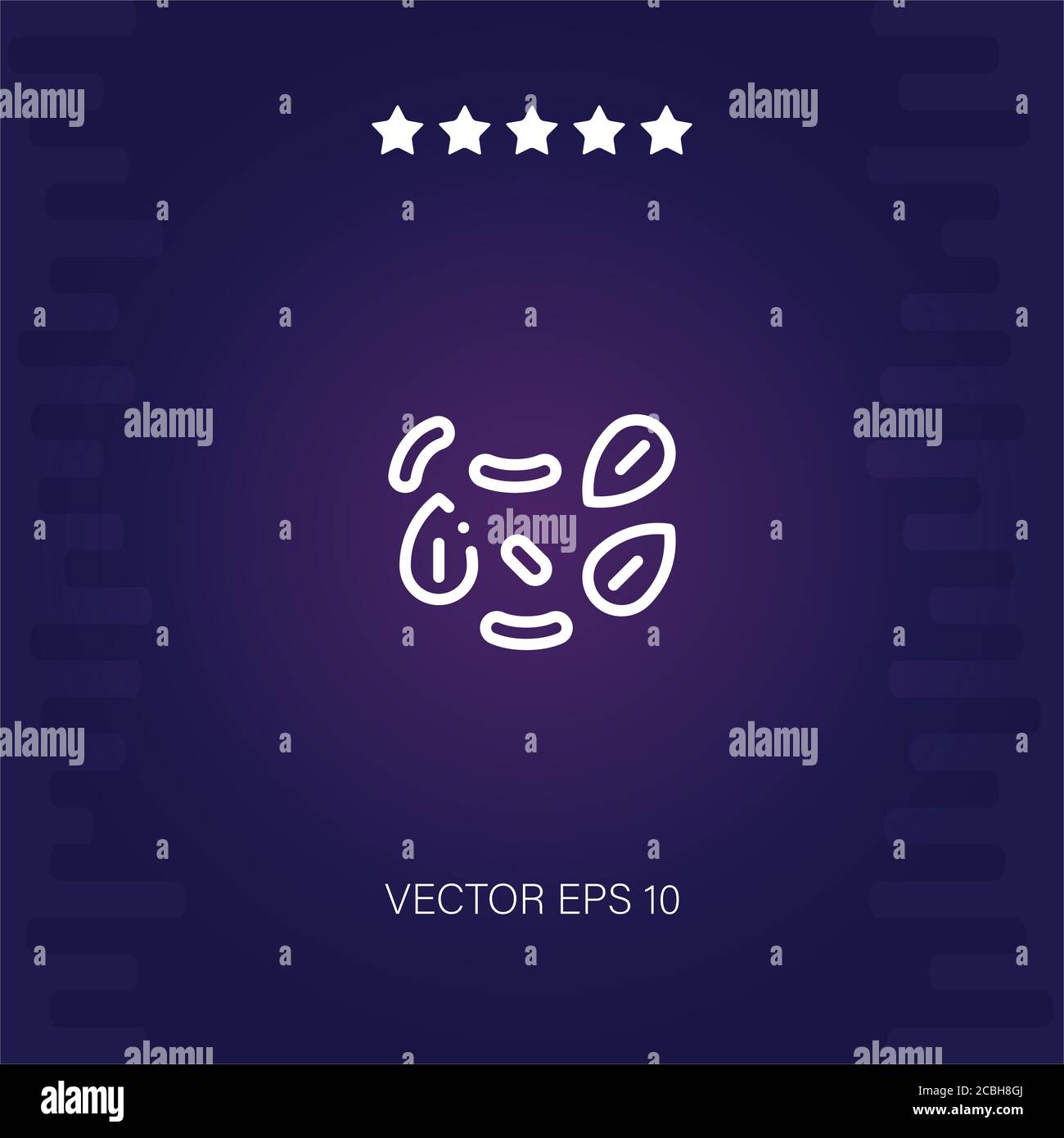 nuts vector icon modern illustration Stock Vector Image & Art - Alamy