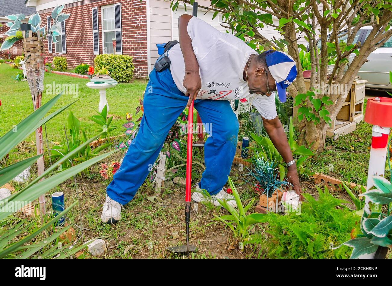 African man working in garden hires stock photography and images Alamy