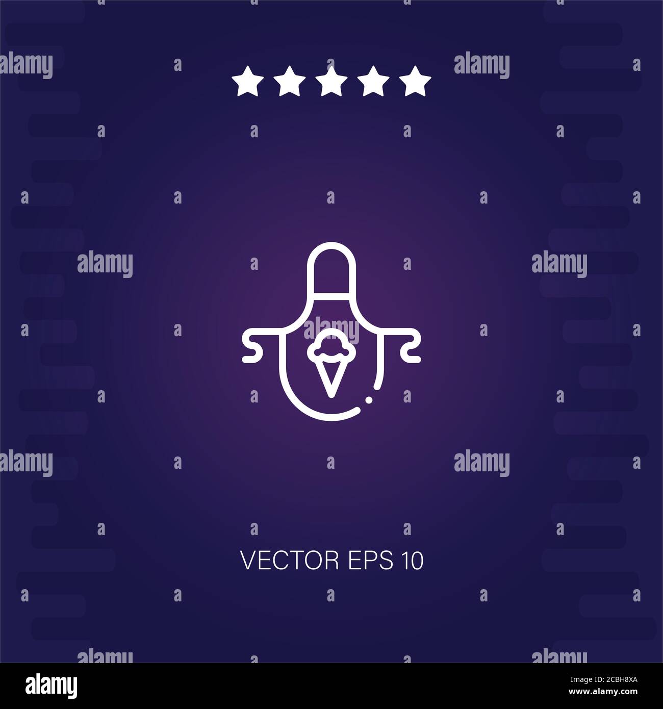 apron vector icon modern illustration Stock Vector Image & Art - Alamy
