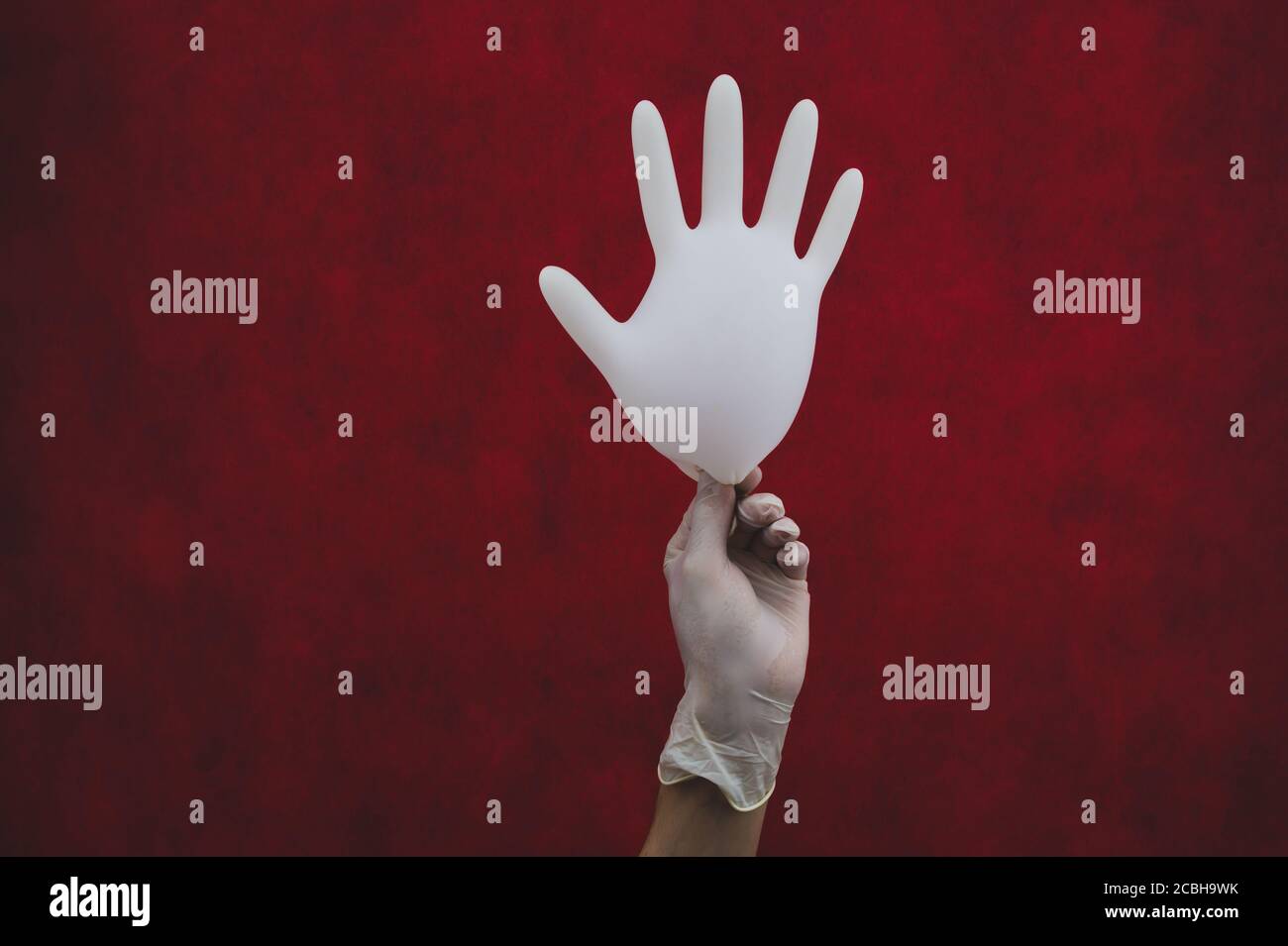 Inflated latex glove hi-res stock photography and images - Alamy