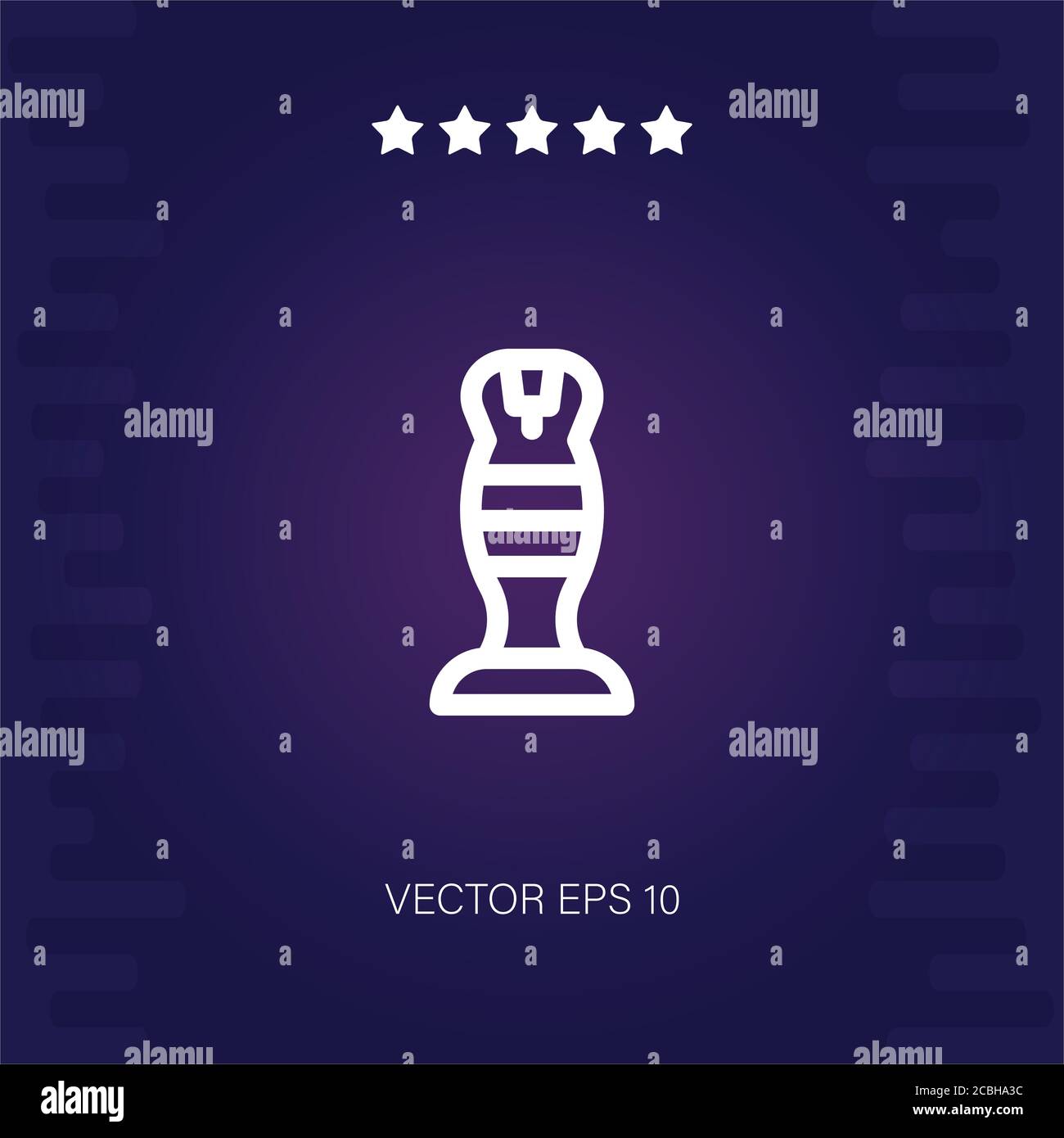 sarcophagus vector icon modern illustration Stock Vector