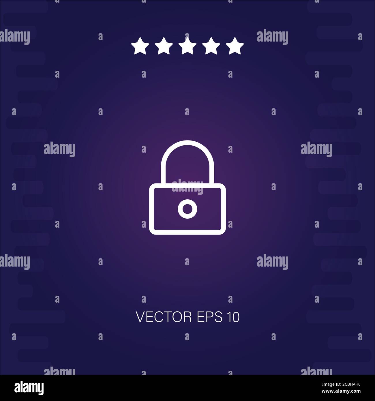 padlock vector icon modern illustration Stock Vector Image & Art - Alamy