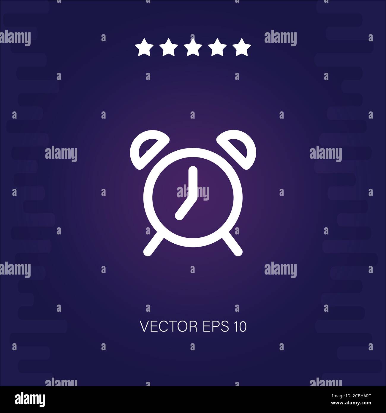 alarm clock vector icon modern illustration Stock Vector Image & Art ...
