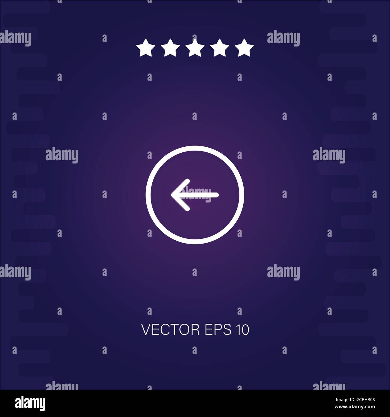 left arrow vector icon modern illustration Stock Vector Image & Art - Alamy