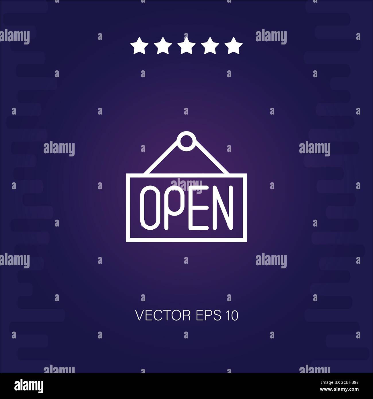 open vector icon modern illustration Stock Vector Image & Art Alamy