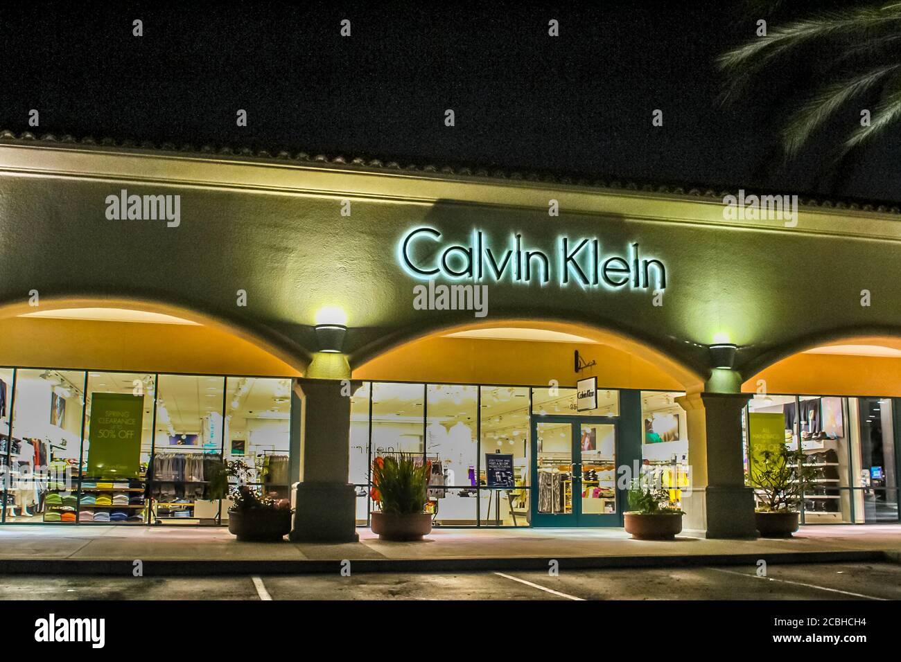 Calvin Klein outlet store in Camarillo California Stock Photo - Alamy