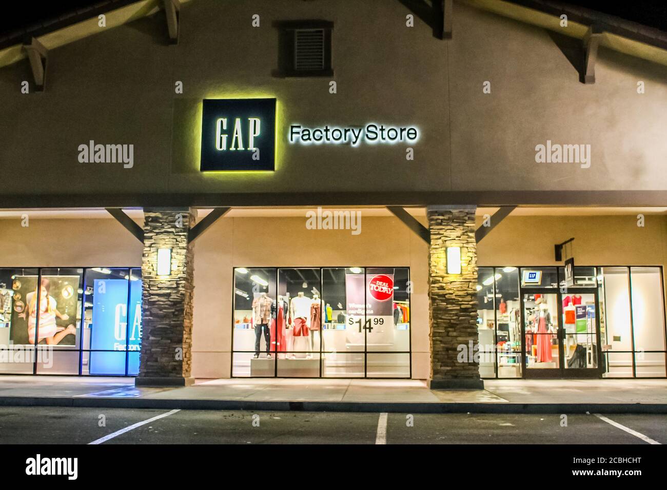 A Gap Factory outlet store in Camarillo California at the