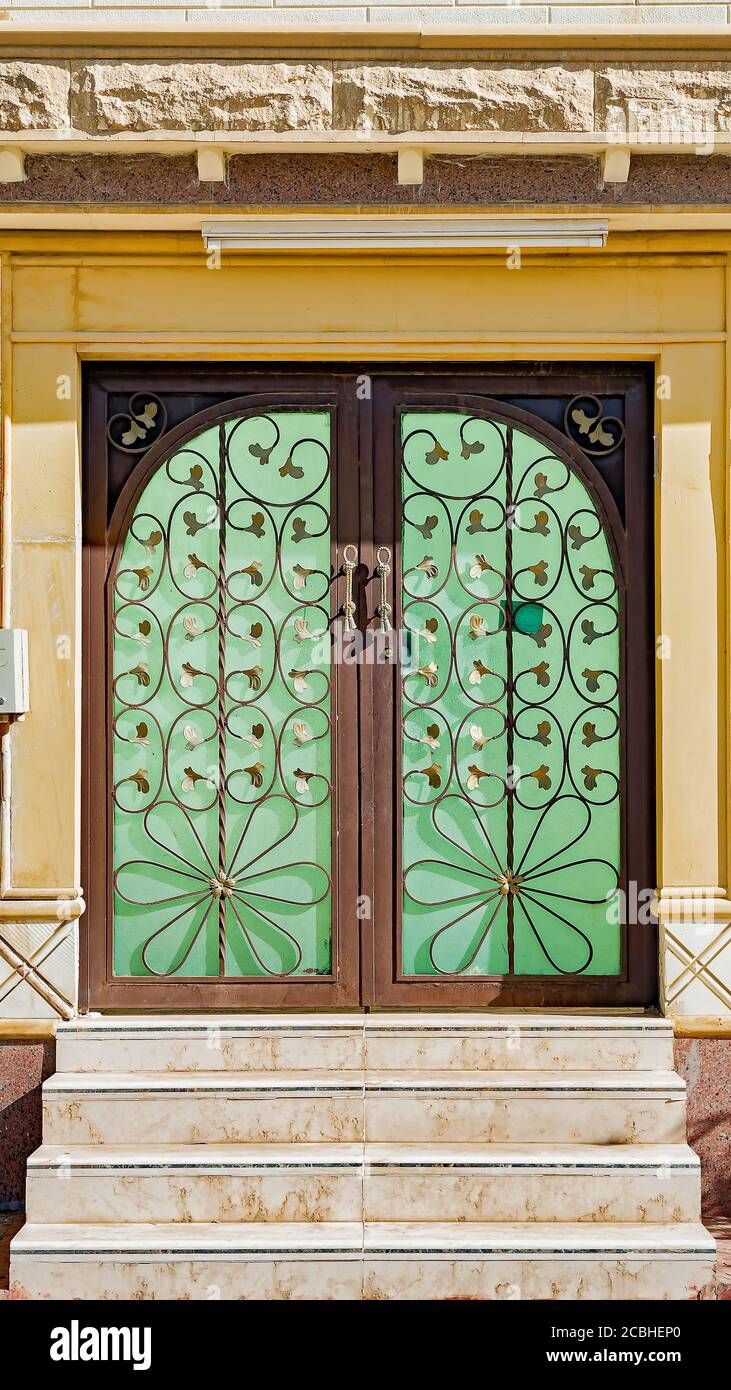 Saudi Arabian doors Stock Photo Alamy