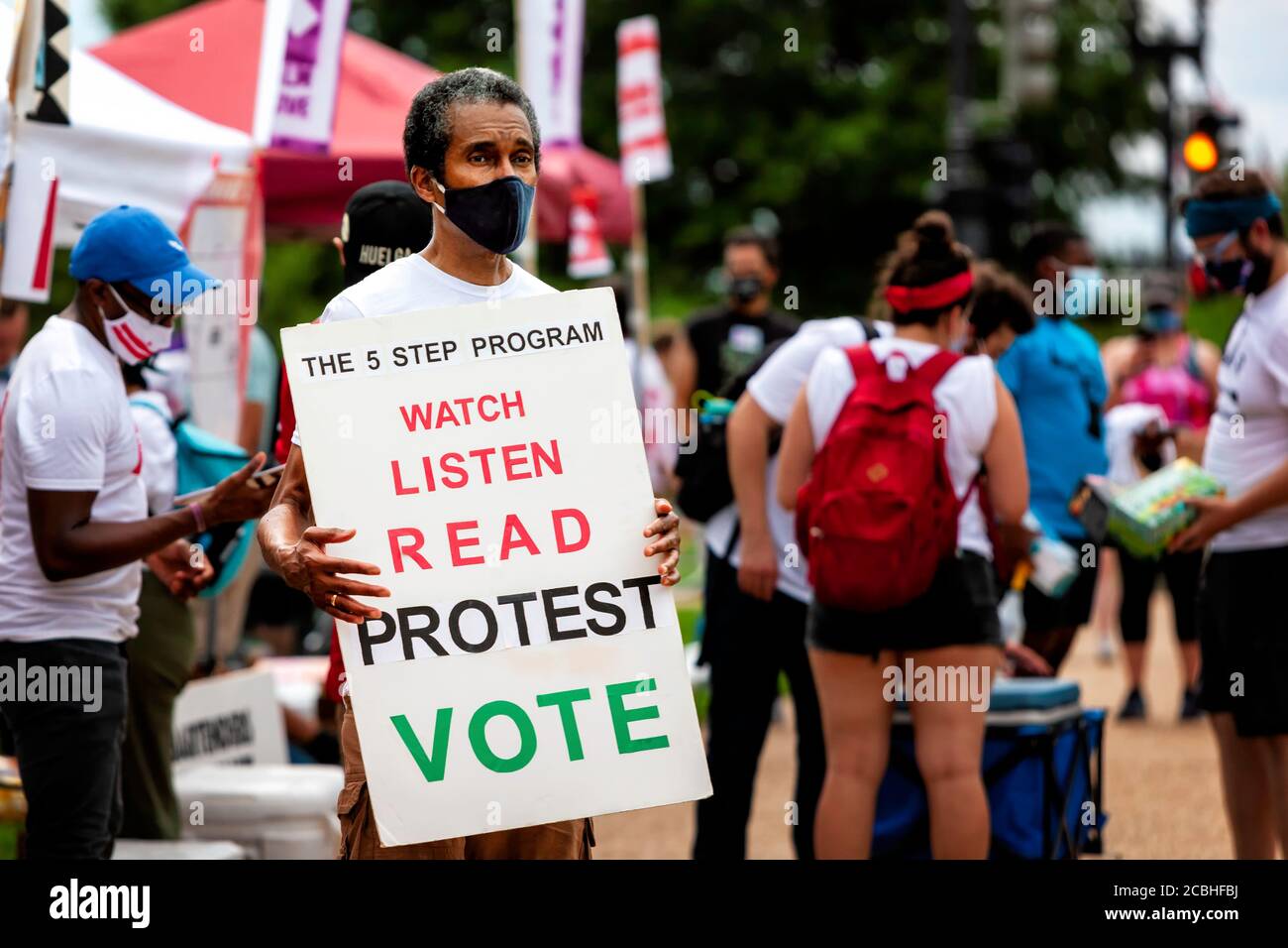 Demand DC Protest and March, Washington, DC, United States Stock Photo ...