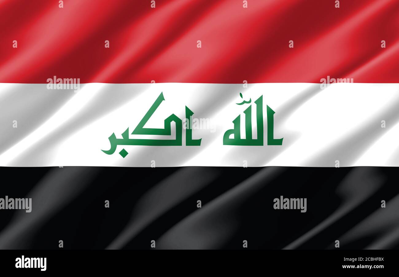 ıraq Country Wavy Flag Design Design, Irak, ıraq Flagge, ıraq Wellenförmige  Flagge Hintergrund, Foto und Bild zum kostenlosen Download