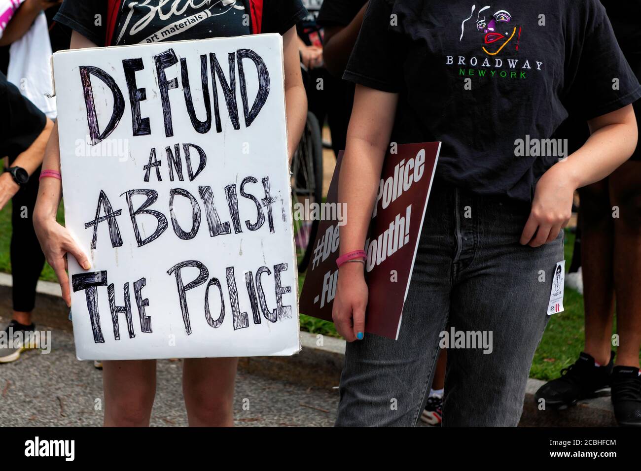 Demand DC Protest and March, Washington, DC, United States Stock Photo