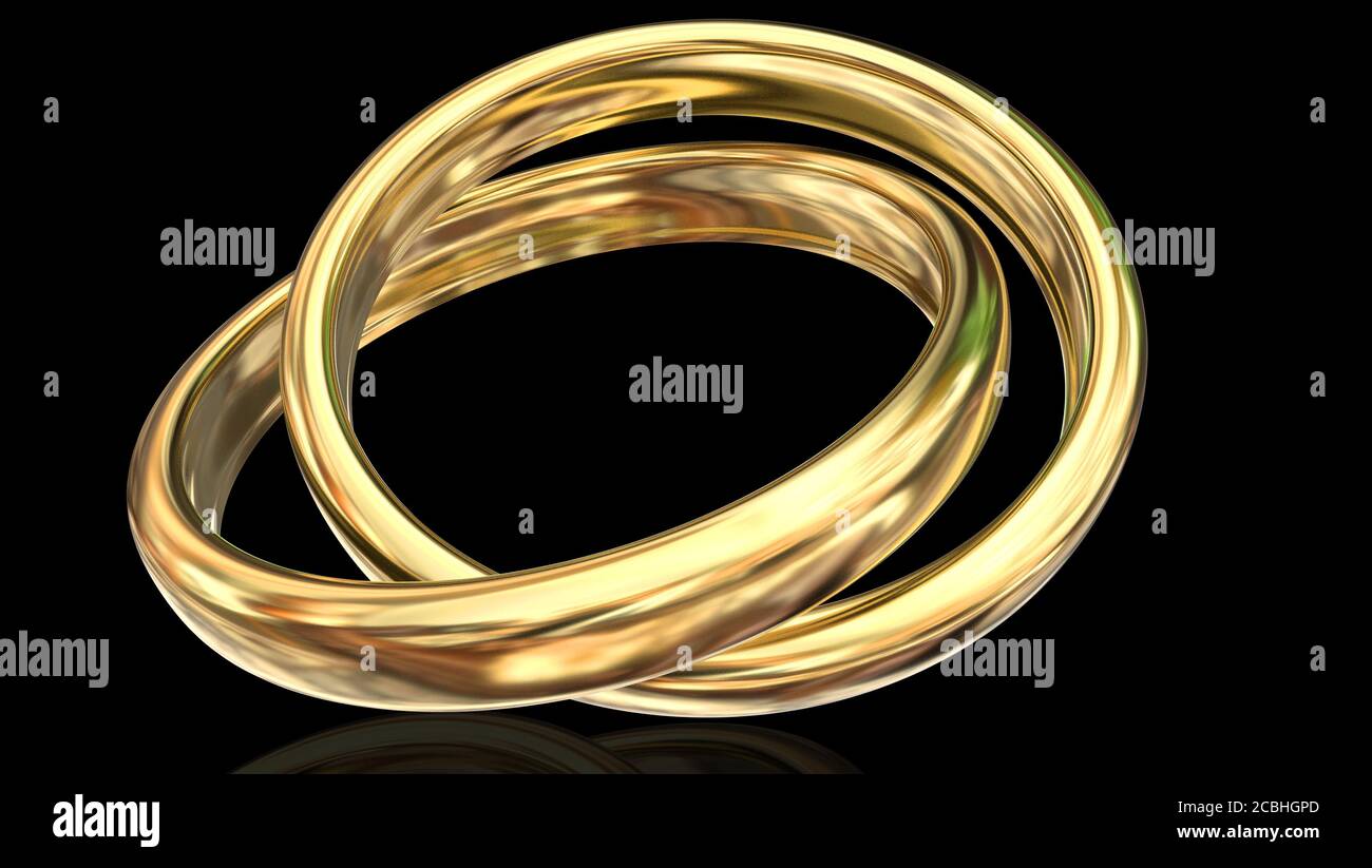Interlaced rings hi-res stock photography and images - Alamy