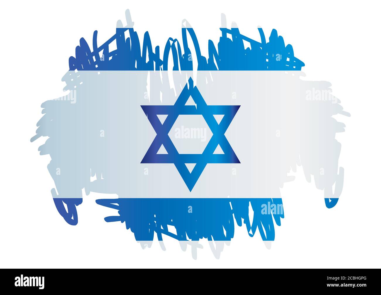 Flag of Israel, State of Israel, template for award design, an official