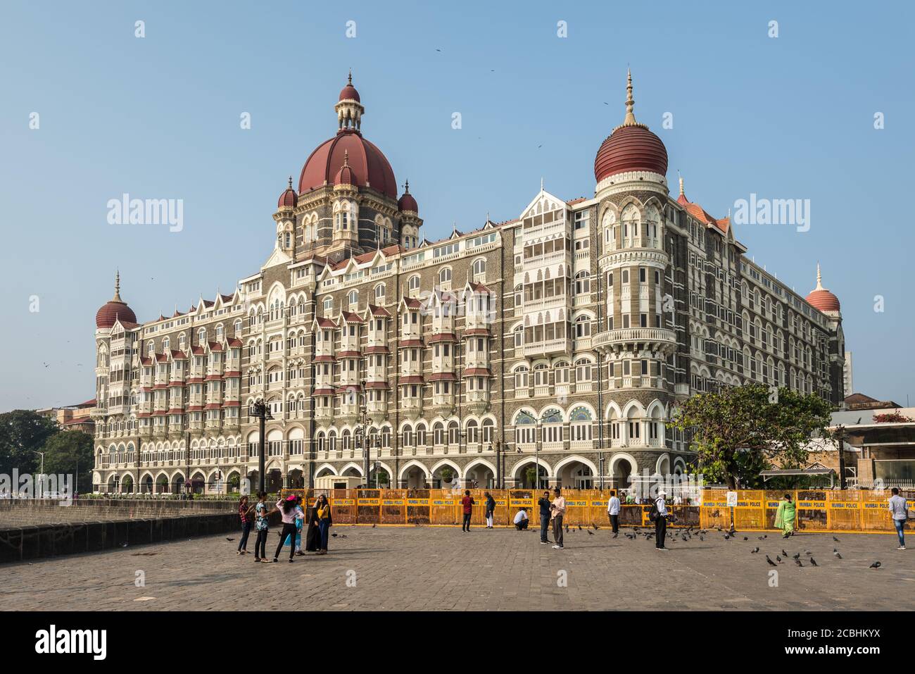 Mumbai, India - November 22, 2019: The Taj Mahal Palace Hotel located near Gateway of India and is the flagship property of Taj Hotels, Resorts & Pala Stock Photo